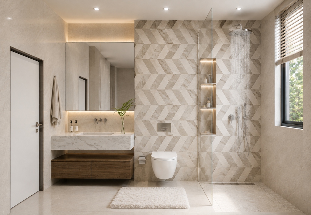 M&A Evi Banyo Tasarımı