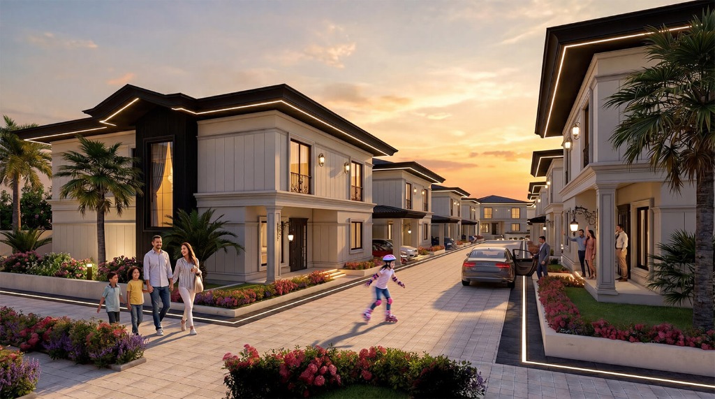 Serenity Edirne Site İçi Peyzaj ve Yürüyüş Yolları