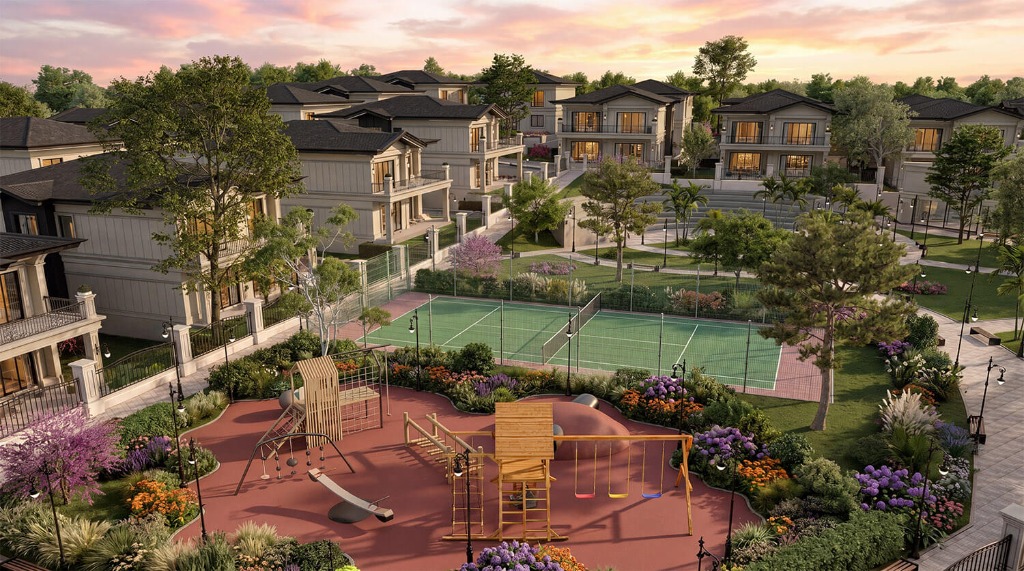 Serenity Edirne Kuşbakışı Sosyal Alanlar ve Spor Sahaları
